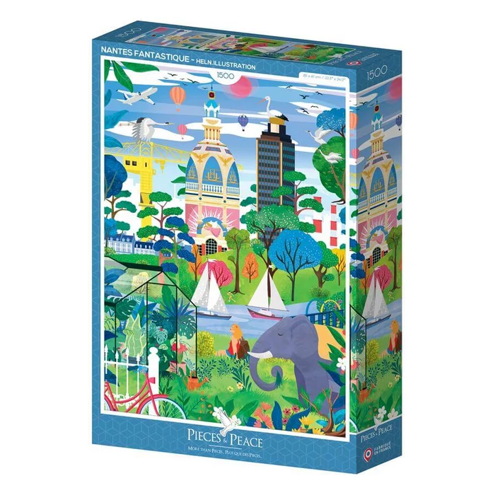 Pieces & Peace 0214 - Nantes Fantastique - 1500 db-os puzzle