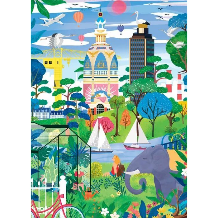 Pieces & Peace 0214 - Nantes Fantastique - 1500 db-os puzzle