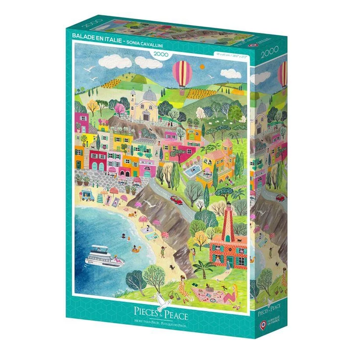 Pieces & Peace 0217 - Balade en Italie - 2000 db-os puzzle