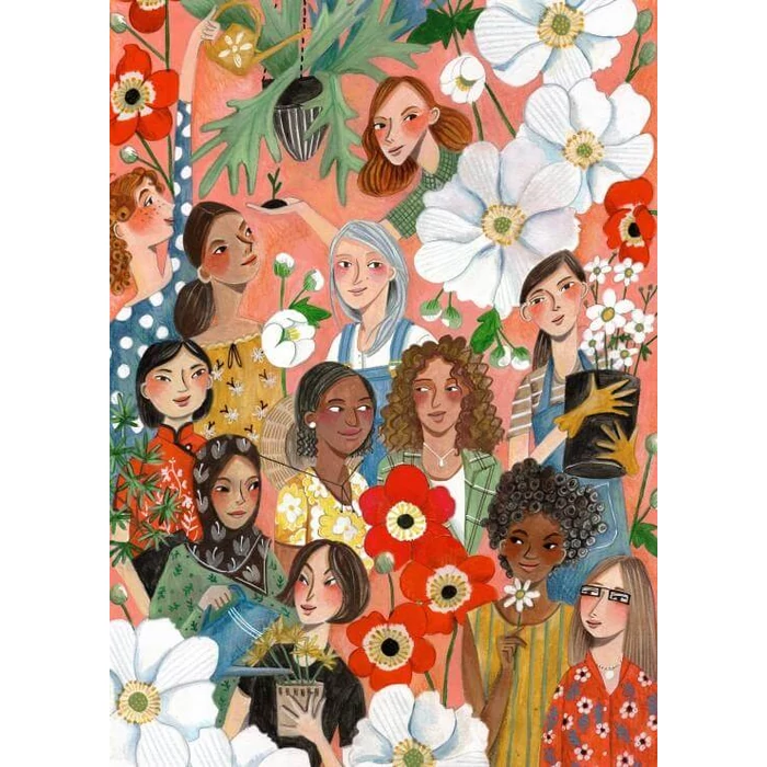 Pieces & Peace 0208 - Women Gardening - 500 db-os puzzle
