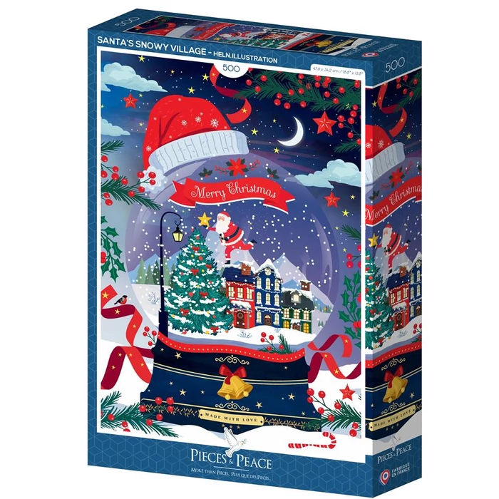 Pieces & Peace 0254 - Santa's Snowy Village - 500 db-os puzzle
