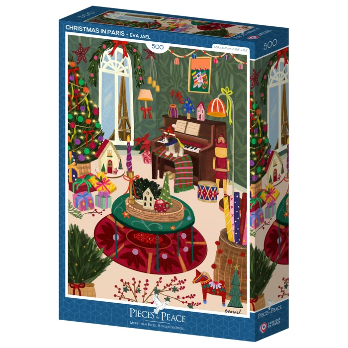 Pieces & Peace 0255 - Christmas in Paris - 500 db-os puzzle