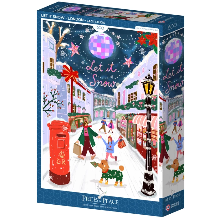 Pieces & Peace 0256 - Let it Snow - London - 500 db-os puzzle