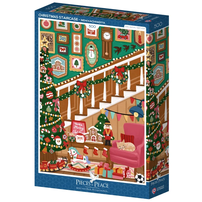 Pieces & Peace 0257 - Christmas Staircase - 500 db-os puzzle
