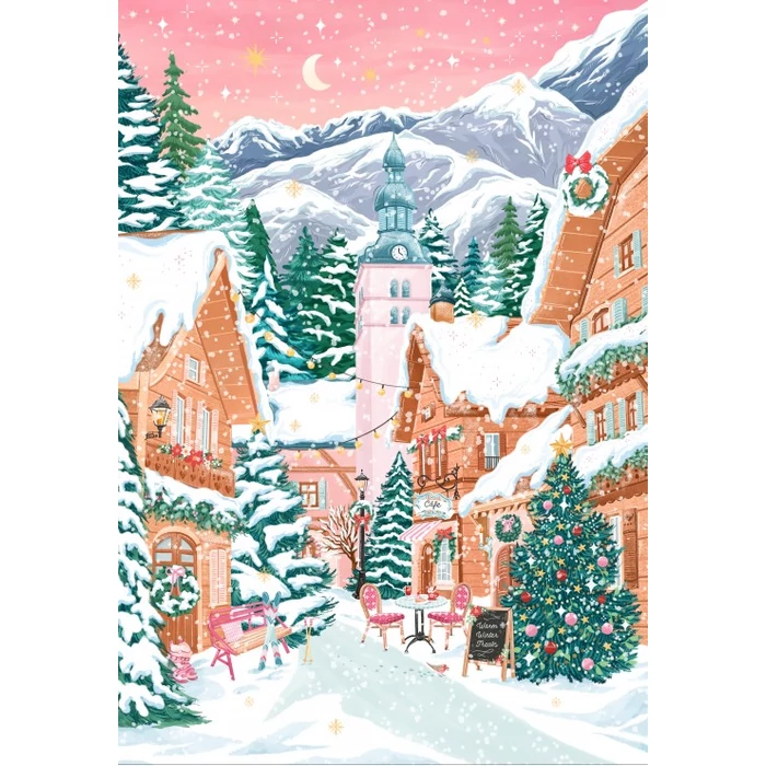 Pieces & Peace 0258 - Megeve, French Alps - 1000 db-os puzzle