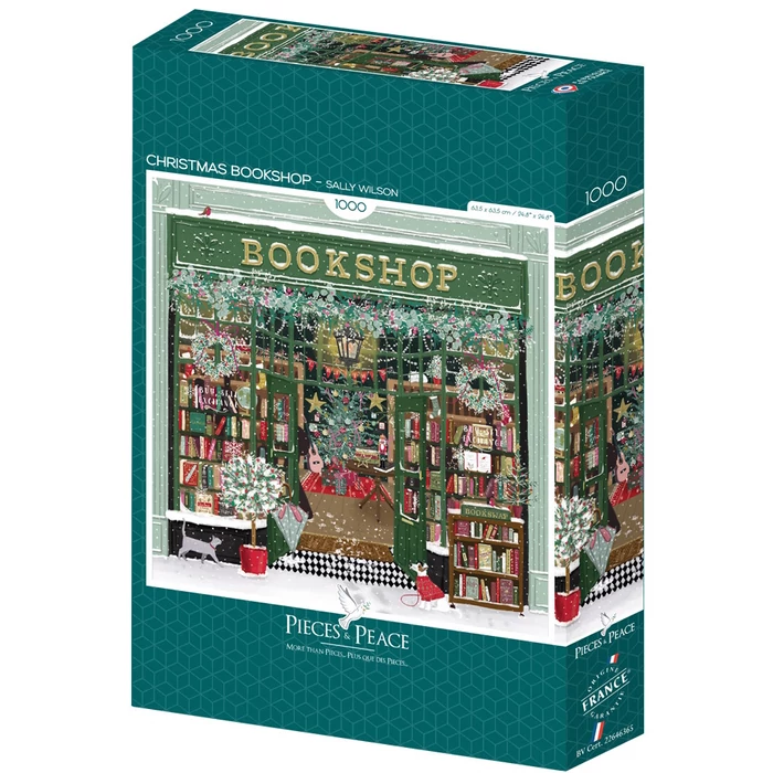 Pieces & Peace 0259 - Christmas Bookshop - 1000 db-os puzzle