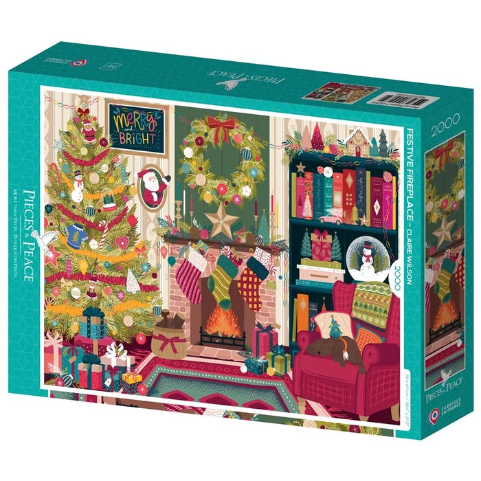 Pieces & Peace 0265 - Festive Fireplace - 2000 db-os puzzle