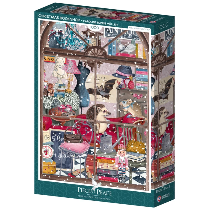 Pieces & Peace 0268 - Christmas Bookshop - 1000 db-os puzzle