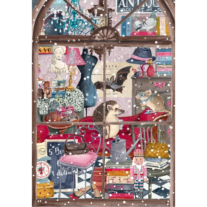 Pieces & Peace 0268 - Christmas Bookshop - 1000 db-os puzzle