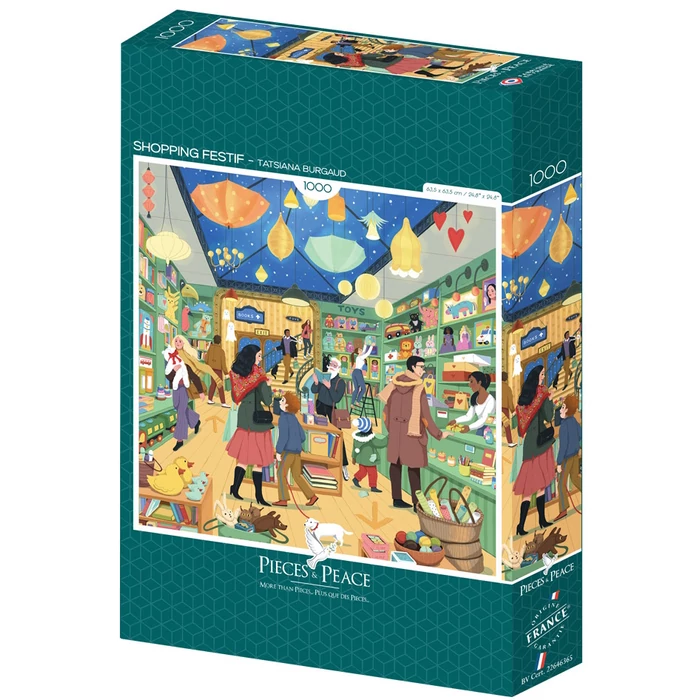 Pieces & Peace 0269 - Shopping Festif - 1000 db-os puzzle