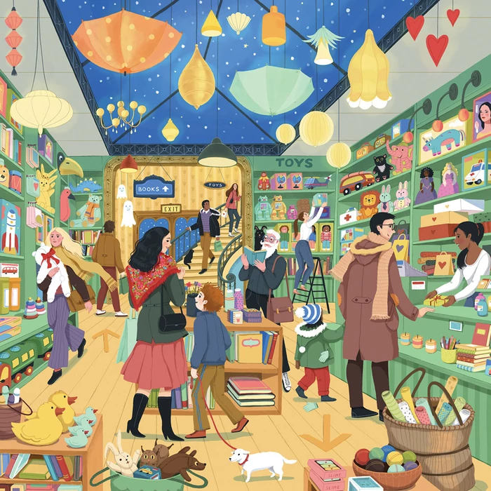 Pieces & Peace 0269 - Shopping Festif - 1000 db-os puzzle
