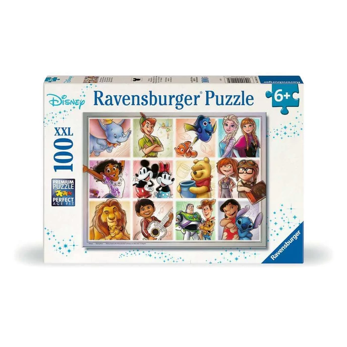 Ravensburger 12004118 - Disney sztárok - 100 db-os XXL puzzle