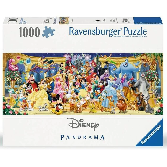 Ravensburger 12000444 - Disney csoportkép - 1000 db-os Panoráma puzzle