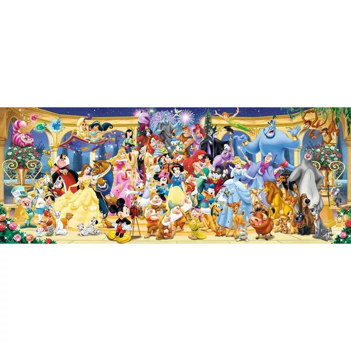 Ravensburger 12000444 - Disney csoportkép - 1000 db-os Panoráma puzzle