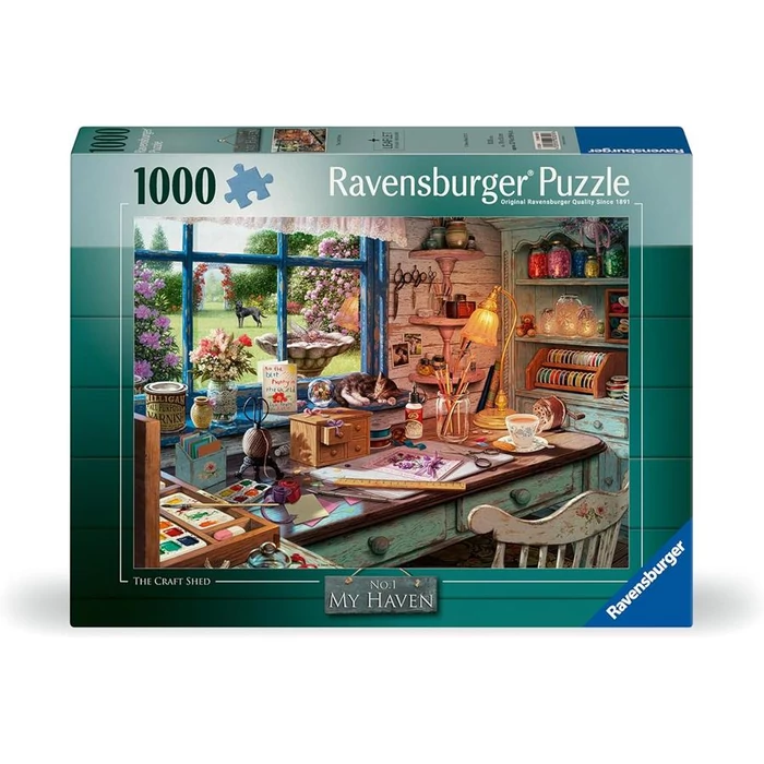 Ravensburger 12000307 - A kézműves fészere - 1000 db-os puzzle