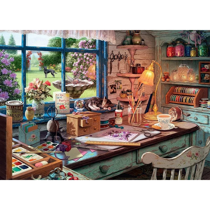 Ravensburger 12000307 - A kézműves fészere - 1000 db-os puzzle