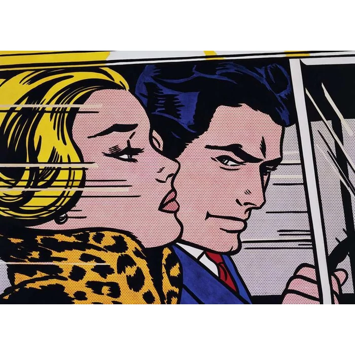 Ravensburger 12000192 - Art Collection - Roy Lichtenstein - Az autóban - 1000 db-os puzzle