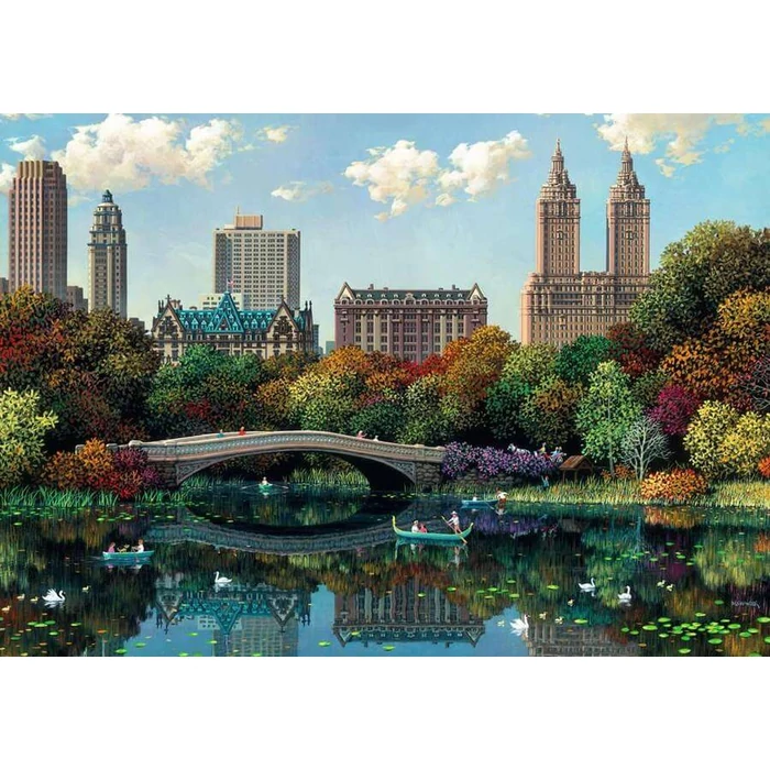 Ravensburger 12001485 - Bow Bridge, Central Park, New York - 1000 db-os puzzle