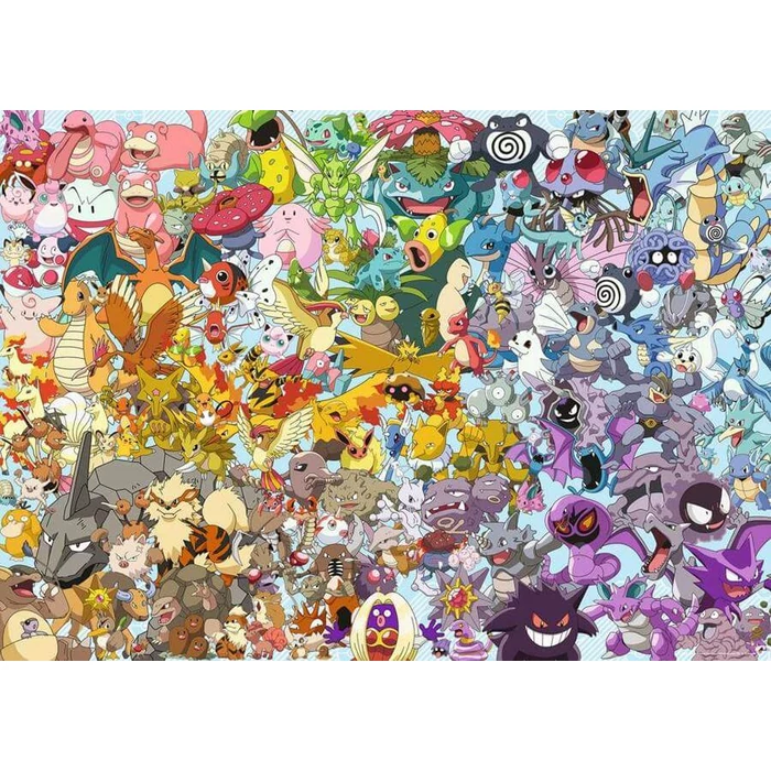 Ravensburger 12000460 - Challenge - Pokémon - 1000 db-os puzzle