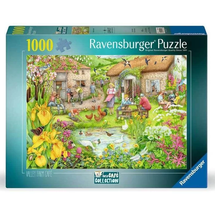 Ravensburger 12001454 - Cosy Cafe Collection - Farm Café - 1000 db-os puzzle