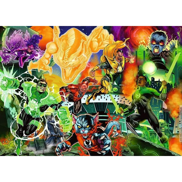 Ravensburger 12001345 - DC Collector's Edition - Zöld Lámpás - 1000 db-os puzzle