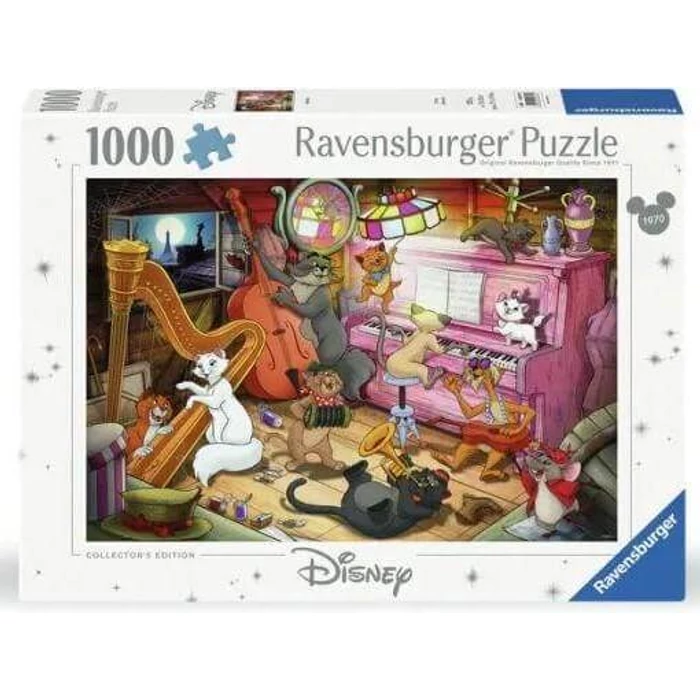 Ravensburger 12000753 - Disney Collectors Edition - Macskarisztokraták - 1000 db-os puzzle
