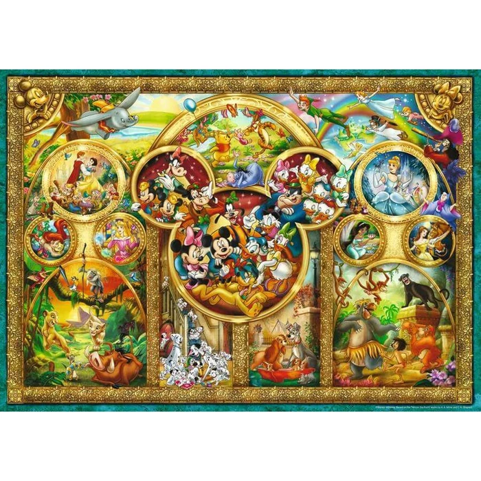 Ravensburger 12000469 - Disney család - 1000 db-os puzzle