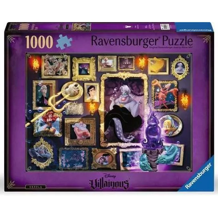 Ravensburger 12000039 - Disney gonoszai - Ursula - 1000 db-os puzzle