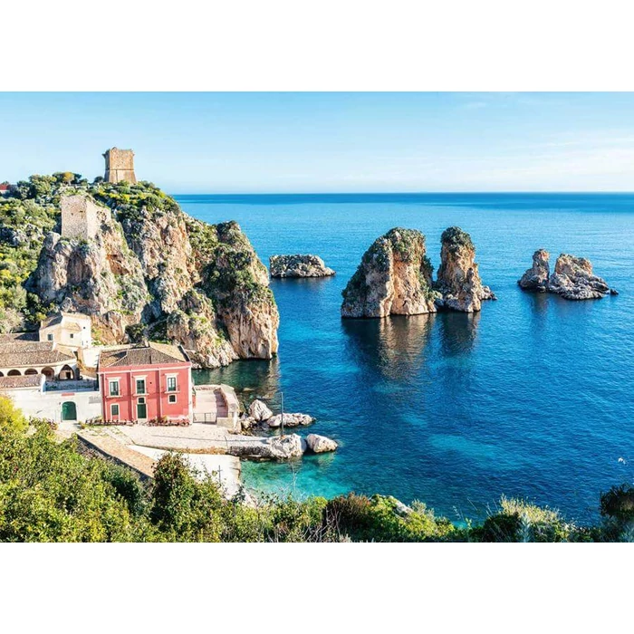 Ravensburger 12001235 - Faraglioni di Scopello, Szicília - 1000 db-os puzzle