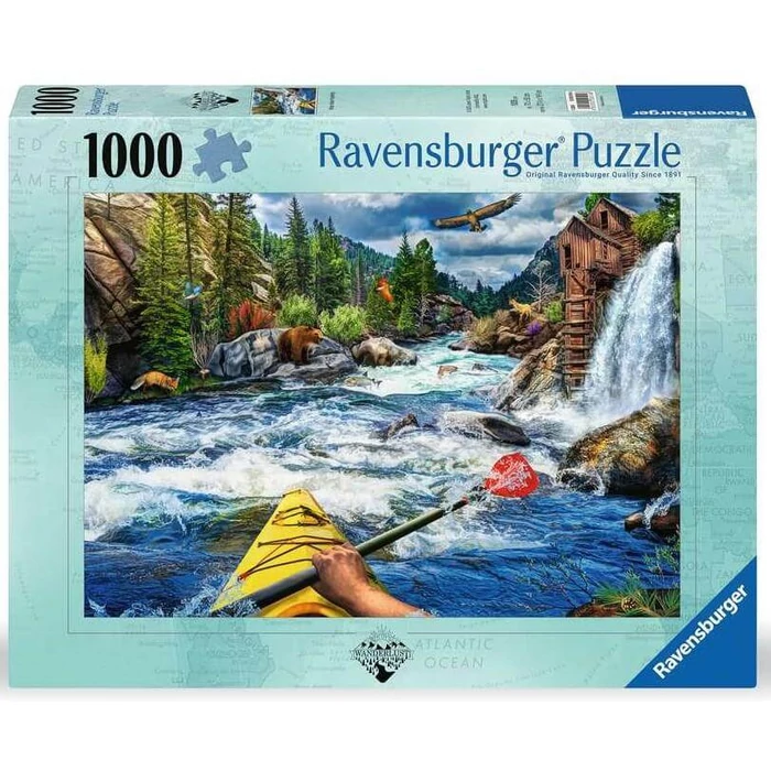 Ravensburger 12000514 - Fehér vizi kajakozás - 1000 db-os puzzle