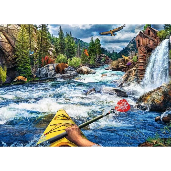 Ravensburger 12000514 - Fehér vizi kajakozás - 1000 db-os puzzle