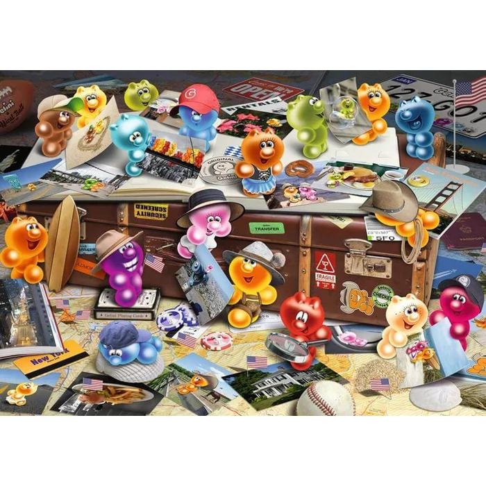Ravensburger 12001426 - Gelini - Német turisták - 1000 db-os puzzle