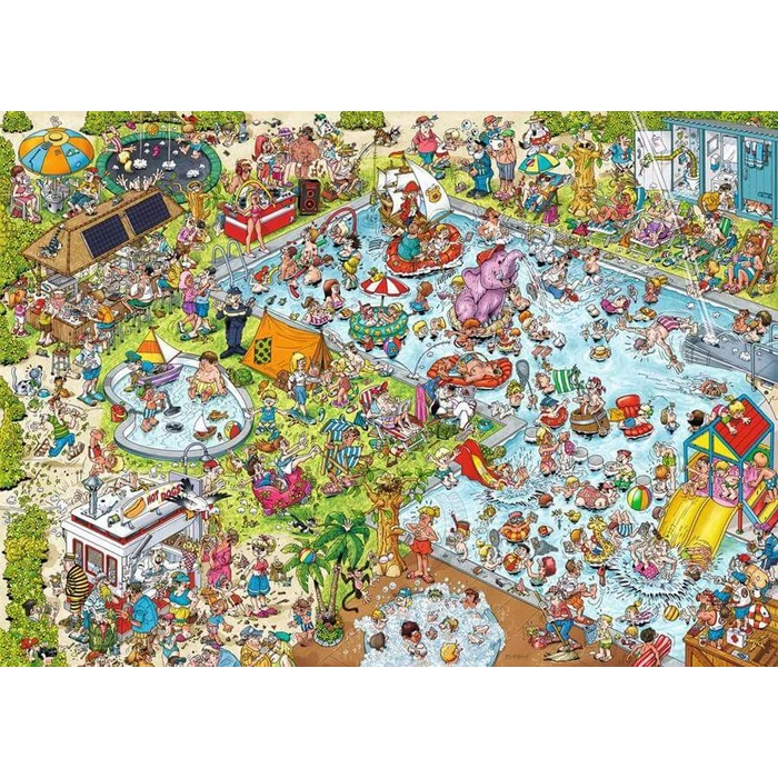 Ravensburger 12001164 - Holiday Resort 3 - The Pool - 1000 db-os puzzle