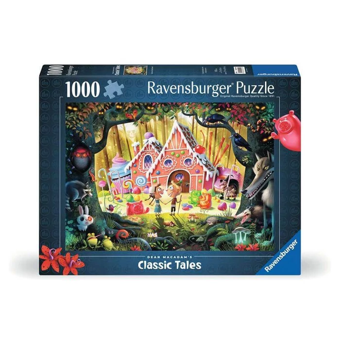 Ravensburger 12000415 - Jancsi és Juliska - 1000 db-os puzzle