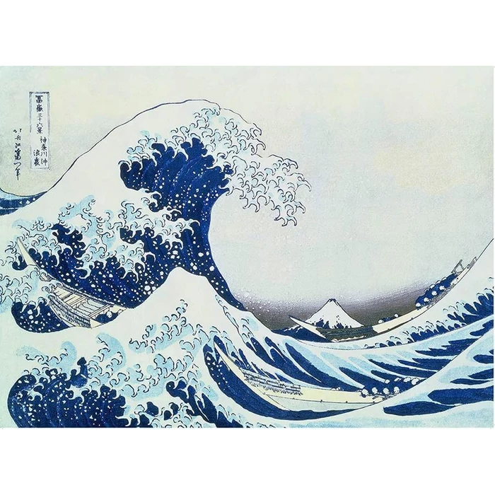 Ravensburger 12000107 - Art puzzle - Kanagawa hullámai - 1000 db-os puzzle