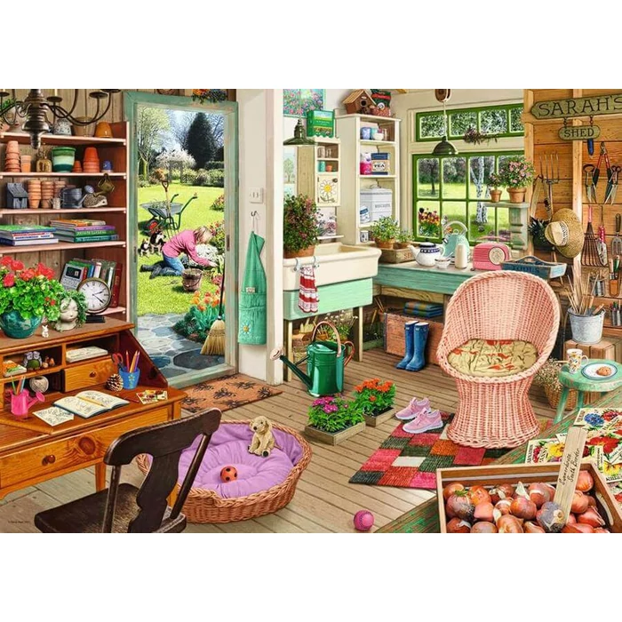 Ravensburger 12000126 - Kerti fészer - 1000 db-os puzzle