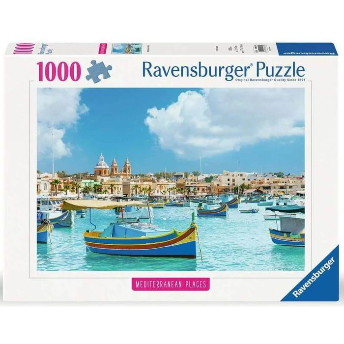 Ravensburger 12000028 - Mediterranean Places - Málta - 1000 db-os puzzle
