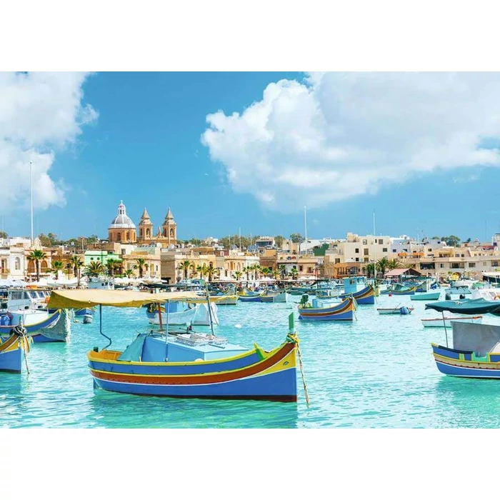 Ravensburger 12000028 - Mediterranean Places - Málta - 1000 db-os puzzle