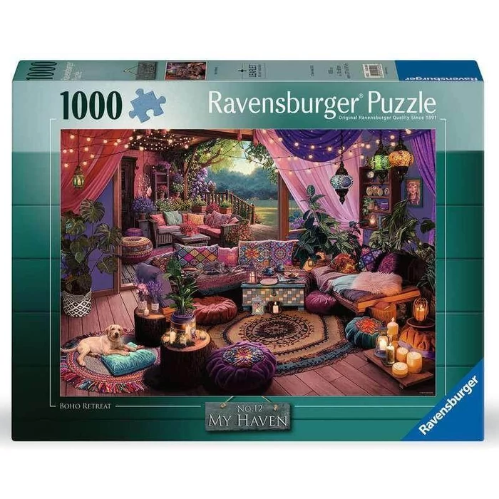 Ravensburger 12001455 - My Haven - Boho menedék - 1000 db-os puzzle