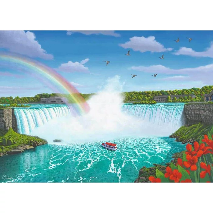 Ravensburger 12001486 - Niagara vízesés - 1000 db-os puzzle