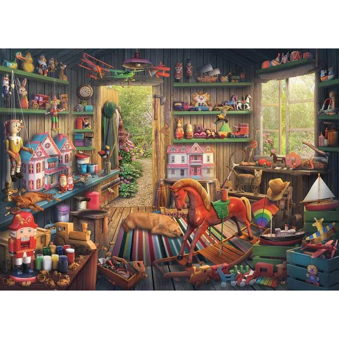 Ravensburger 12000576 - Nosztalgikus játékok - 1000 db-os puzzle