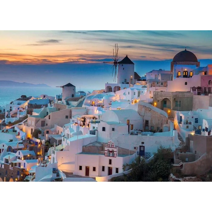 Ravensburger 12000663 - Santorini, Görögország - 1000 db-os puzzle