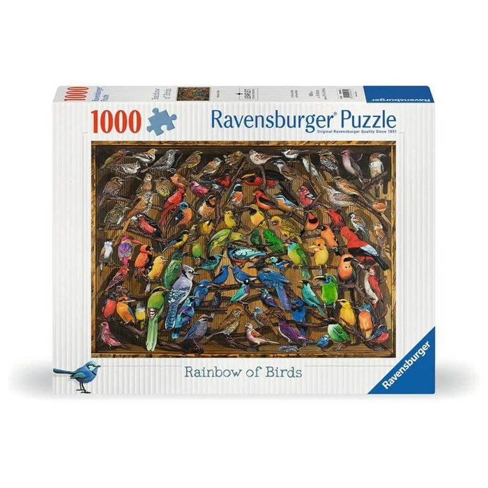 Ravensburger 12000281 - Színes madárvilág - 1000 db-os puzzle