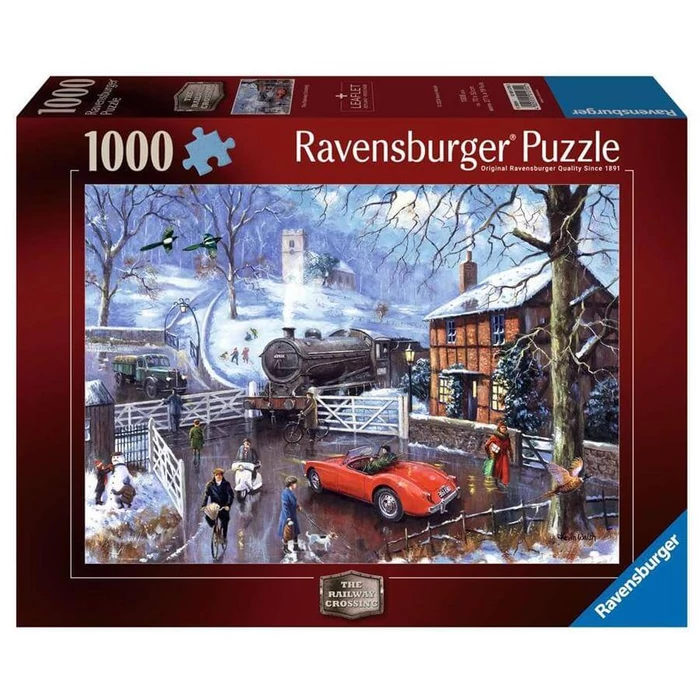 Ravensburger 12001270 - Vasúti átjáró - 1000 db-os puzzle