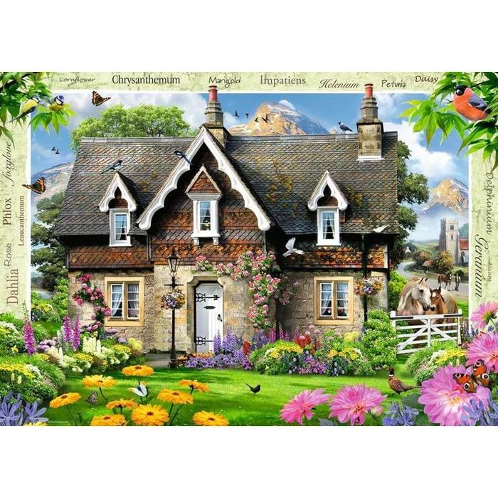 Ravensburger 12000290 - Vidéki kunyhó - 1000 db-os puzzle