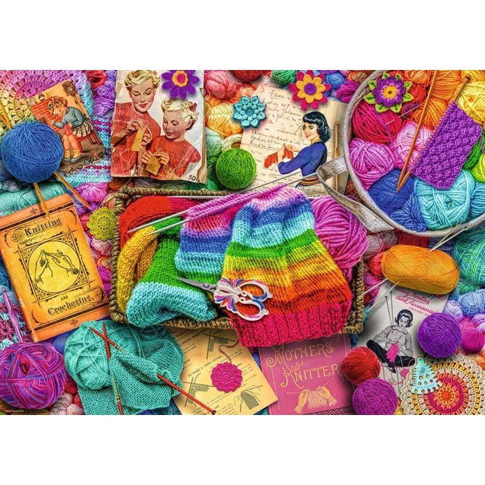 Ravensburger 12001080 - Vintage kötés - 1000 db-os puzzle