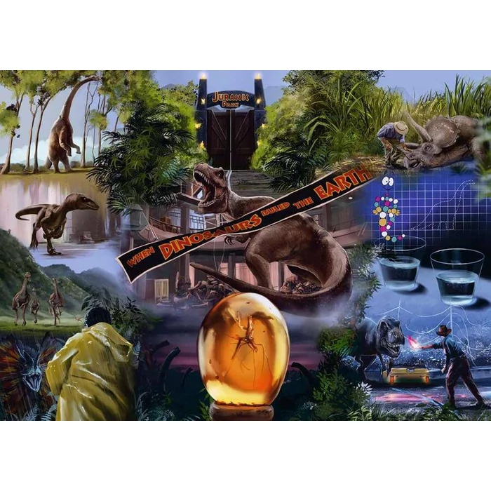 Ravensburger 12000187 - Universal Collection - Jurassic park - 1000 db-os puzzle