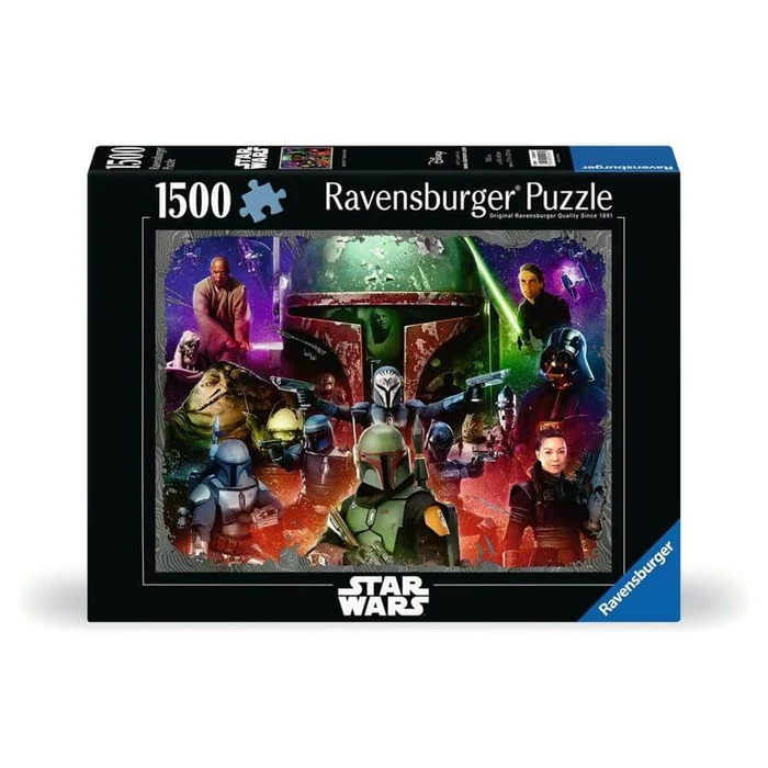Ravensburger 12000427 - Star Wars - Boba Fett, Bounty Hunter - 1500 db-os puzzle