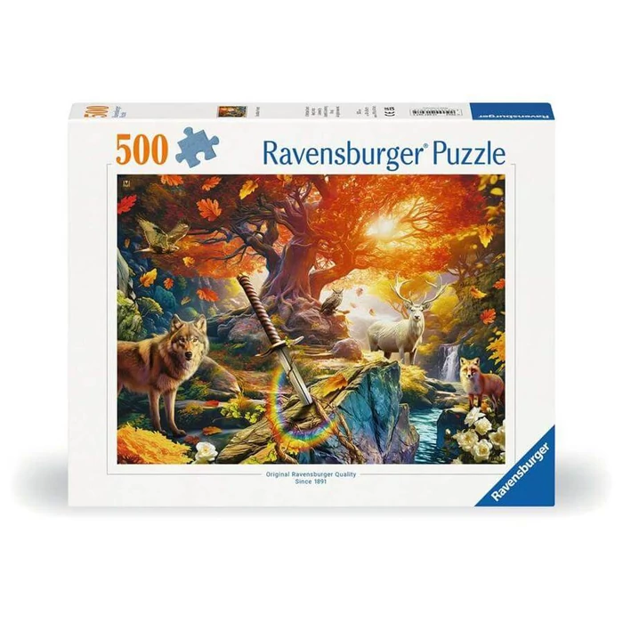 Ravensburger 12001307 - Excalibur erdő - 500 db-os puzzle