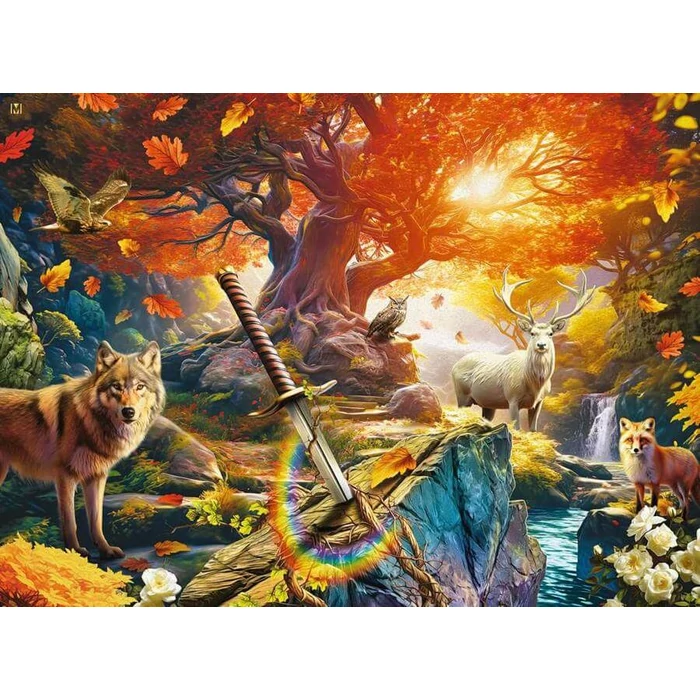 Ravensburger 12001307 - Excalibur erdő - 500 db-os puzzle